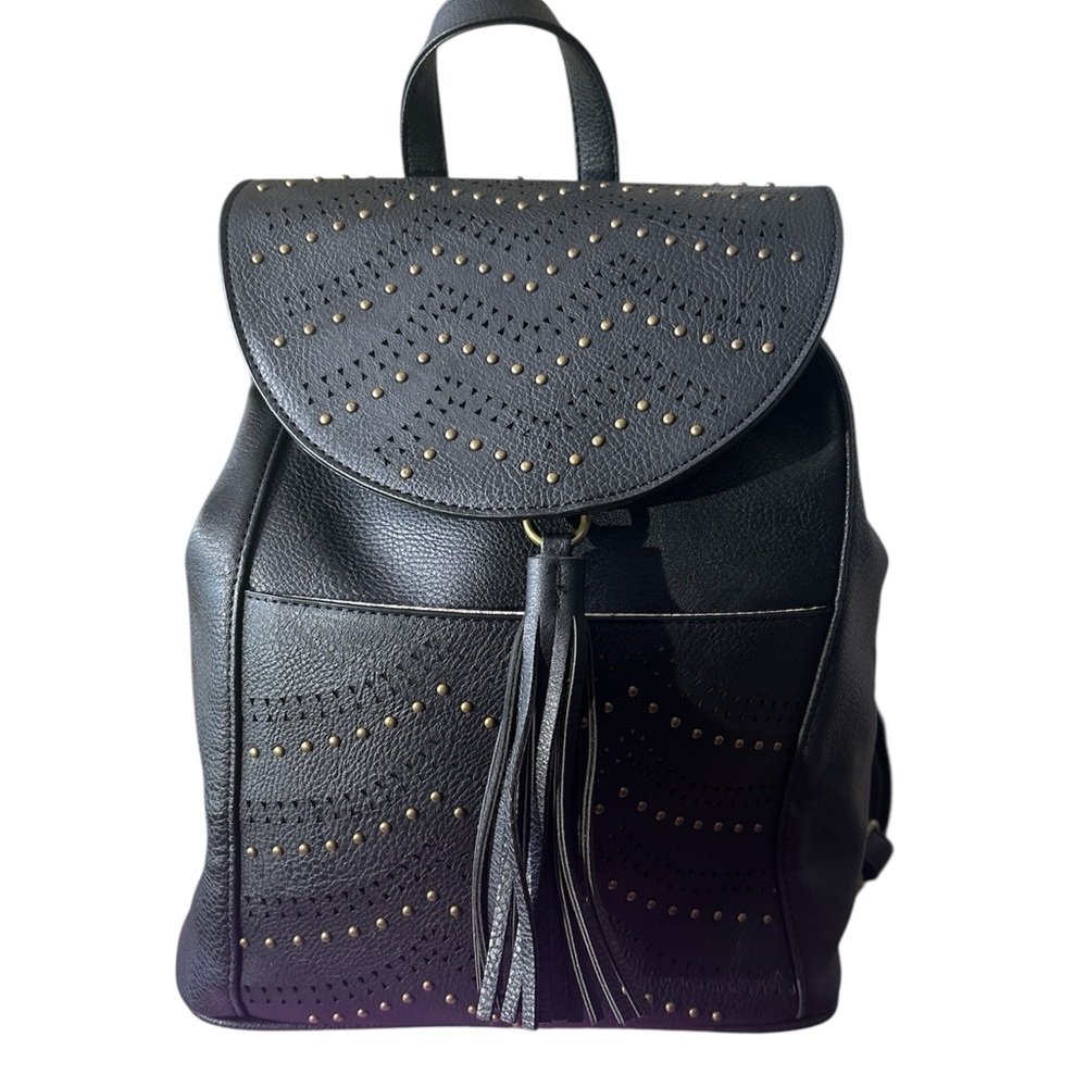 Backpack  Black Studded Backpack